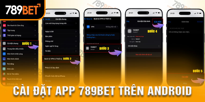 Quy trình tải App 789BET trên android